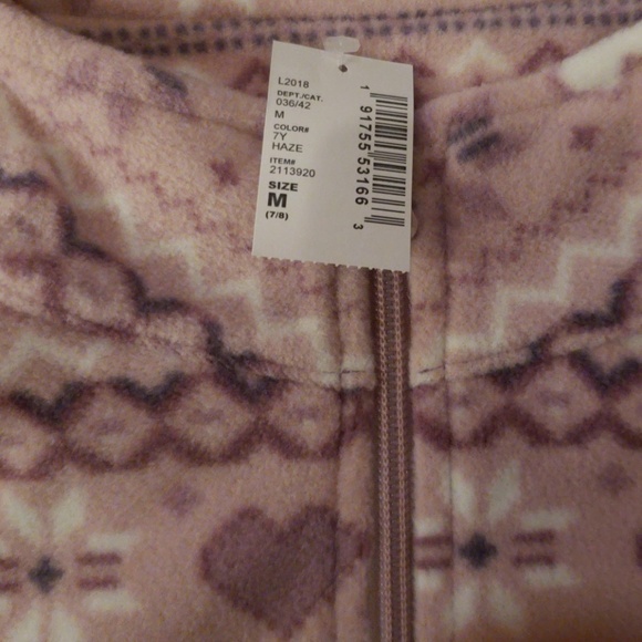 NWT Children's Place Girl's Size Medium Fleece Set - Picture 2 of 3